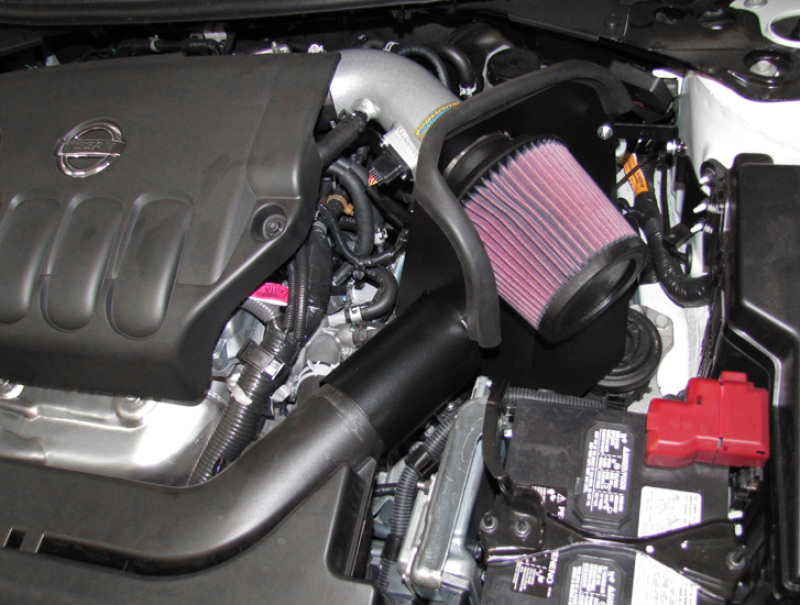 Nissan Altima Performance Air Intake - K&N Engineering - Typhoon, Short Ram - Silver - `07-`10